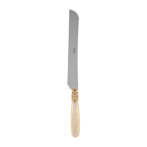 Нож для хлеба France Gold Steel Champagne Pearl Domus Design