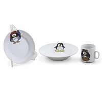 Набор посуды детский Пингвинчики 3пр 