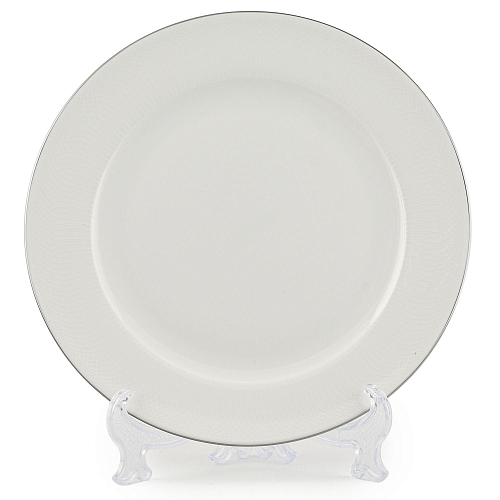 Набор тарелок 25см 6шт Айвори Platinum Repast