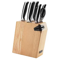 Набор 5ножей + ножницы + блок для ножей с ножеточкой Nadoba Ursa