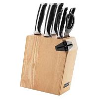 Набор 5ножей + ножницы + блок для ножей с ножеточкой Nadoba Ursa