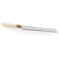 Нож для хлеба Ischia Antique Gold Shampagne Steel Domus Design