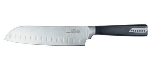Нож Santoku 17,8 см Cascara чёрный (кор=48шт)
