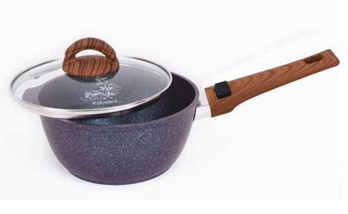 Ковш 2,2л со с/ручкой со стекл. крышкой Granit Ultra Blue Ковш 2,2л со с/ручкой со стекл. крышкой Granit Ultra Blue