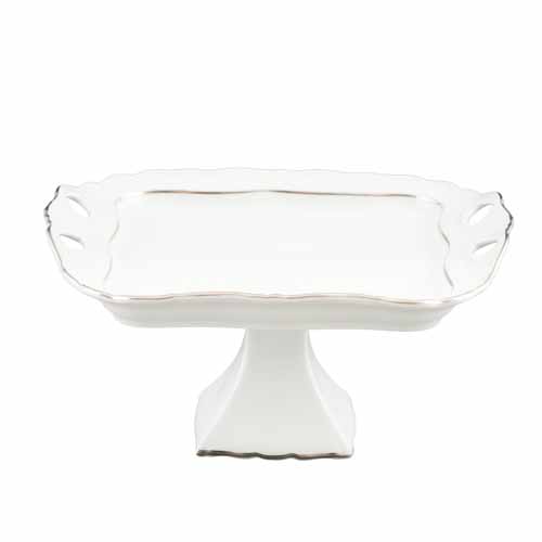 Поднос 30*25см на ножке Престиж Marquise Platinum Поднос 30*25см на ножке Престиж Marquise Platinum