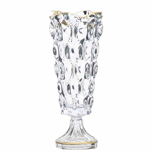 Ваза 40,5см н/н Samba MatGold Bohemia Treasury AS Crystal Ваза 40,5см н/н Samba MatGold Bohemia Treasury AS Crystal