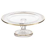 Тортница 22см н/н Diva Golden Rim Pallme Konig AS Crystal