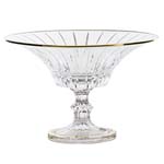 Фруктовница 32см на ножке Timeless Golden Rim Pallme Konig AS Crystal