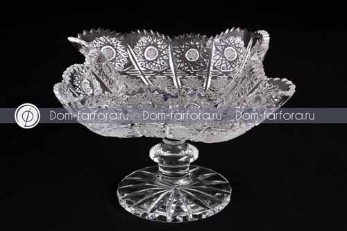 Конфетница н/н 18см хрусталь G-P Glasspo Конфетница н/н 18см хрусталь G-P Glasspo