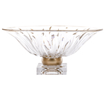 Фруктовница 36см овальная с ручками Flame Jardeniera Nano Glass