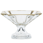 Фруктовница 33см н/н Metropolitan Матовое золото AS Crystal