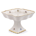 Салатник 21см квадратный н/н Мейсенский цветок Слоновая кость Аристократ Queen's Crown