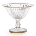 Конфетница 13,5см Матовое золото Flame AS Crystal 