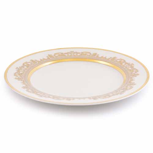 Блюдо круглое 32см Constanza Creme Gold 9359 Falkenporzellan Блюдо круглое 32см Constanza Creme Gold 9359 Falkenporzellan