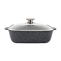 Жаровня квадратная 26*26см 3л Premium grey Мечта