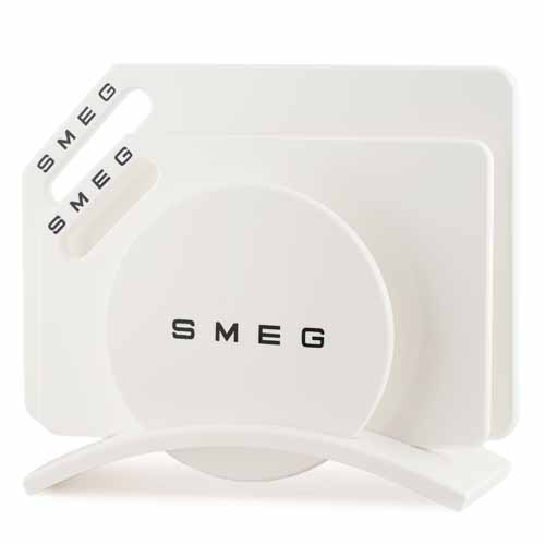 Smeg набор досок 3ки белый круг Smeg Smeg набор досок 3ки белый круг Smeg