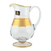 Графин 1,5л Puola Матовое золото AS Crystal