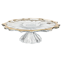 Тортница 35см н/н Plantica Матовое золото Pallme Konig AS Crystal