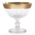 Фруктовница 25см Accademia Матовая золото As Crystal
