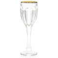 Набор фужеров 50мл 6шт Safari Golden Rim AS Crystal
