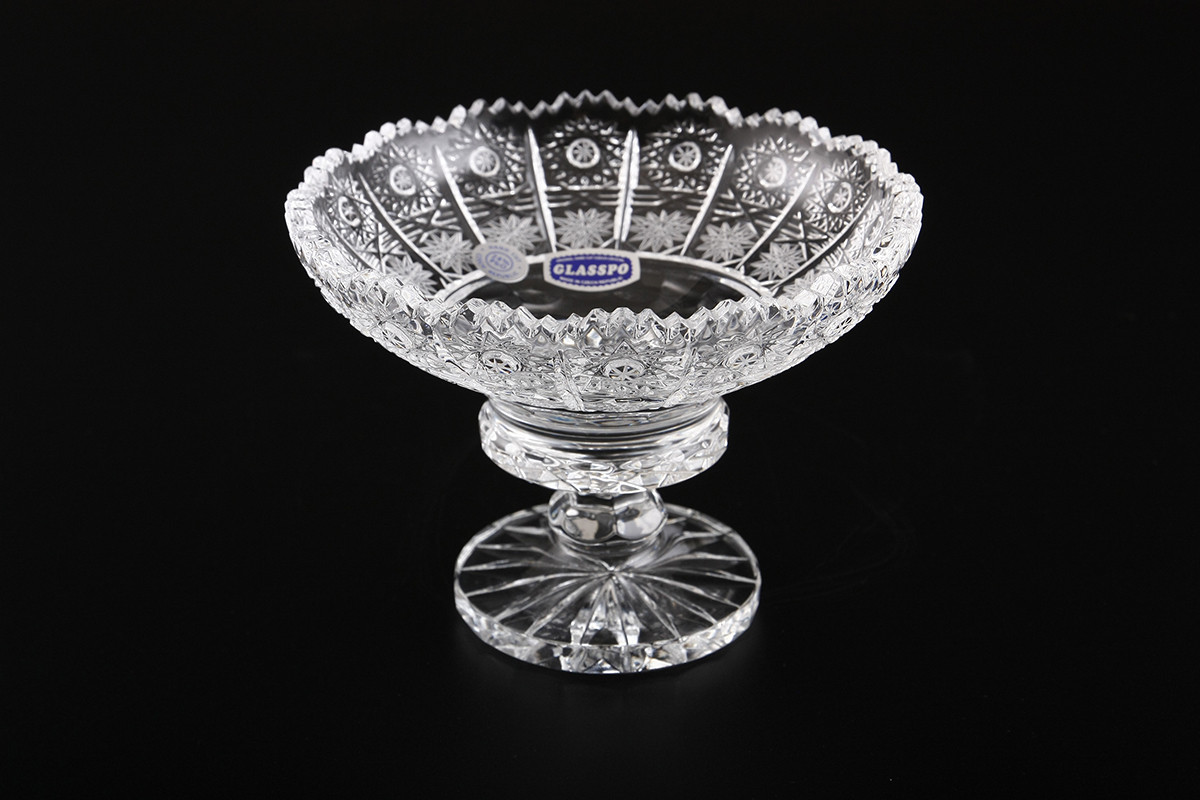 ваза crystal bohemia "500pk" 30,5 см. чешский резной хрусталь glasspo. ваза для цветов 30,5 см crystal bohemia "хрусталь резной /500pk" / 131071. Glasspo хрусталь снежинка вазочка. резной хрусталь.