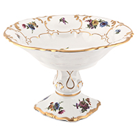 Конфетница 27см н/н Мейсенский букет Queen's Crown