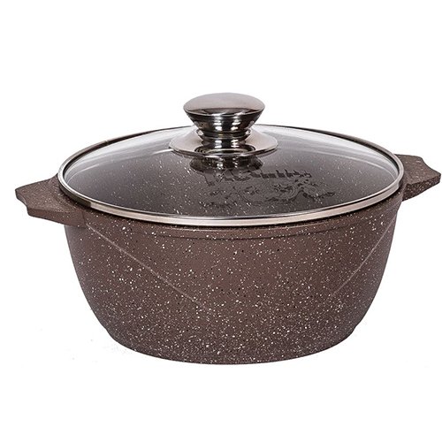 Кастрюля 10л Гранит brown Мечта Кастрюля 10л Гранит brown Мечта