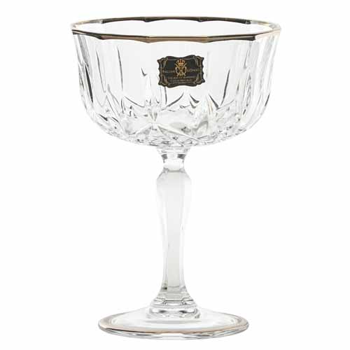 Набор креманок 240мл 6шт Opera Platine Rim AS Crystal Набор креманок 240мл 6шт Opera Platine Rim AS Crystal