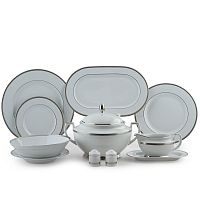 Сервиз столовый 6пер 26пр с супником Constanza Platin 9209 Falkenporzellan