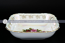 Салатник 23см квадратный 1шт Фредерика Роза