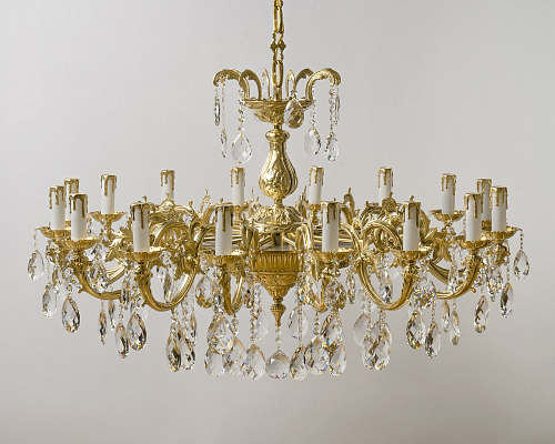Люстра 16 рожковая золото Royal Bohemia Люстра 16 рожковая золото Royal Bohemia