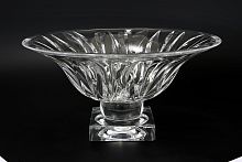 Фруктовница 33см на ножке Flame AS Crystal