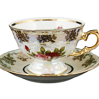 Набор чайных пар 150мл 6шт Фредерика Роза