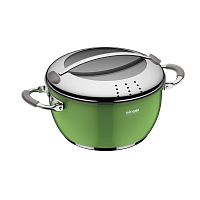 Кастрюля 20см 2,8л со стеклянной крышкой Nadoba Kvetunka