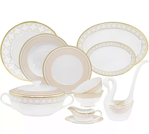 Сервиз столовый 6пер 28пр Жозефина в под.уп. Lenardi
