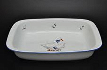 Блюдо для запекания 39см Гуси 