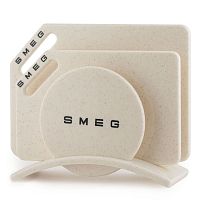 Smeg набор досок 3ки беж.в крапинку круг Smeg