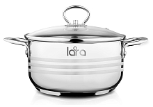 Кастрюля с крышкой 5,7л Lara Standart
