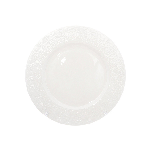 Набор тарелок 28см 2шт Белые розы Royal Classics