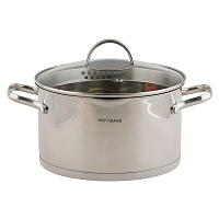 Кастрюля 22см 4,7л с/кр Hoffmann