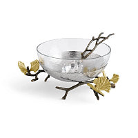 Салатник 21см с ложкой Butterfly Ginkgo Michael Aram
