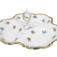 Кабаретница 24см слоновая кость Мария Луиза Carlsbad