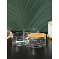 Набор банок для сыпучих продуктов 3шт 500мл с крышкой Эко BellaTenero 