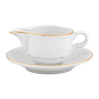 Соусник с подставкой 0,08л Белый узор