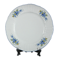 Блюдо круглое 30см Незабудка синяя линия Bernadotte