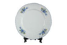 Блюдо круглое 30см Незабудка синяя линия Bernadotte