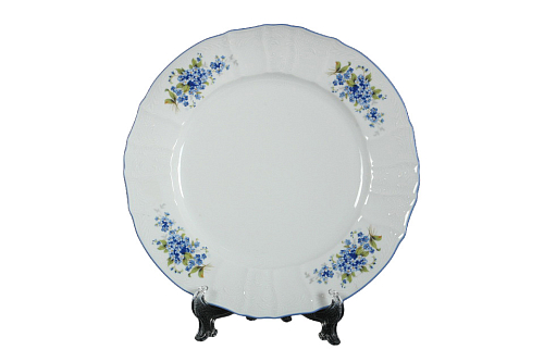 Блюдо круглое 30см Незабудка синяя линия Bernadotte Блюдо круглое 30см Незабудка синяя линия Bernadotte