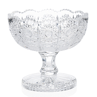 Конфетница 11,6см на ножке хрусталь Crystal HeArt 