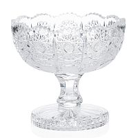 Конфетница 11,6см на ножке хрусталь Crystal HeArt 