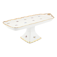 Поднос рулетница 37см н/н Мейсенский цветок Queen's Crown